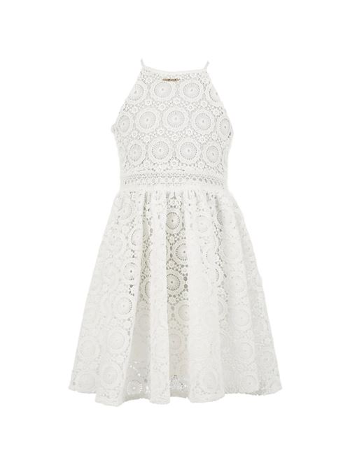 Abito bambina Twinset bianco con dettagli romantici TWINSET Kids | 261GJ2Q2300526